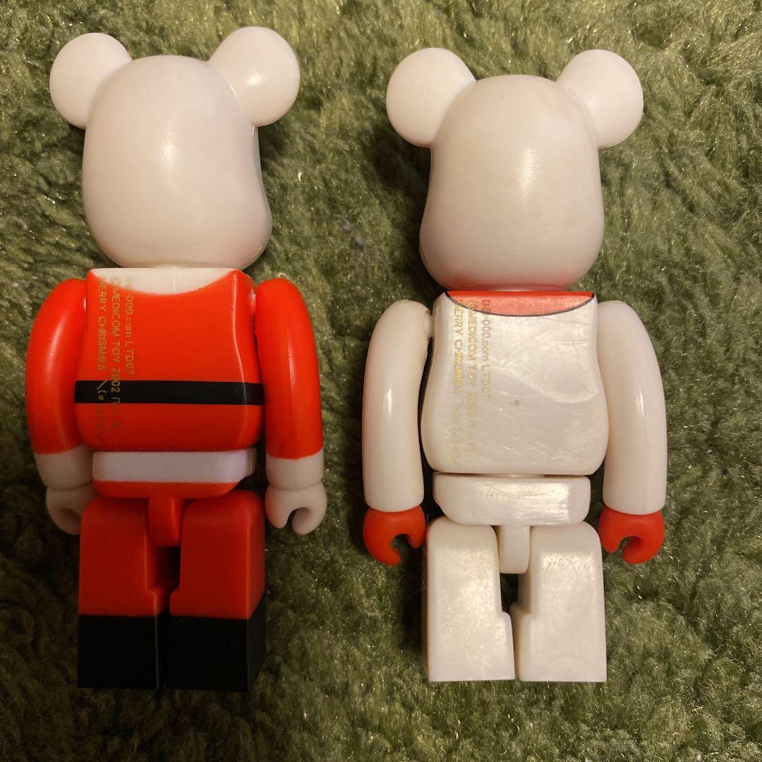 ベアブリック BE@RBRICK 100% サンタクロース雪だるま
