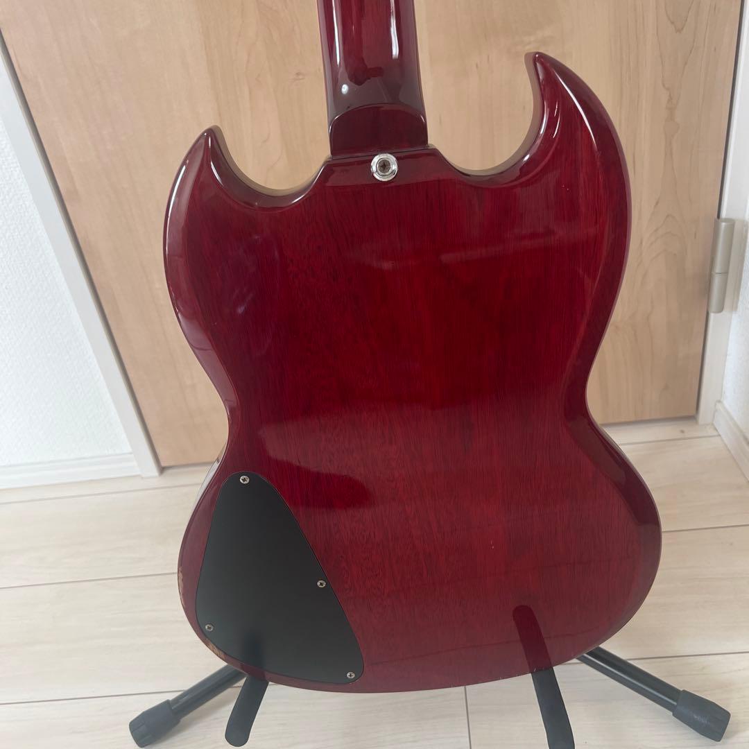 美品 グラスルーツ エレキギター Grass Roots G-SG Cherry