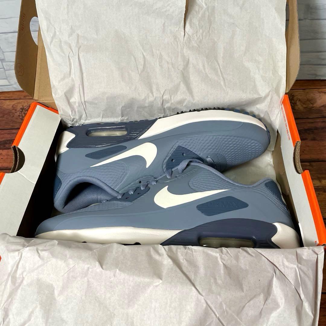 【箱付き新品】ナイキ エアマックス 90 ゴルフ ブルー 27 NIKE