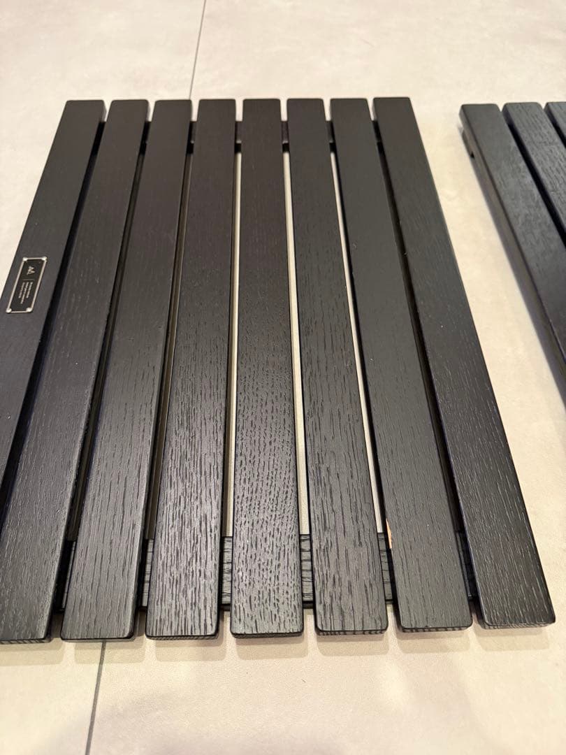 アノバANOBA BLACK EDITION ウッドラック2段
