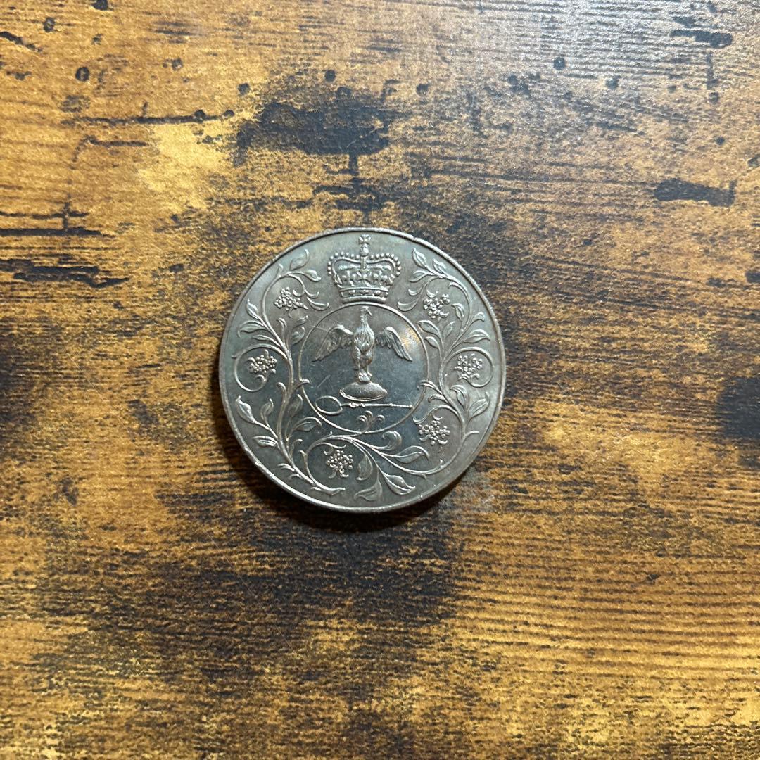 エリザベス2世 騎馬像銀貨 1977年 8枚セット