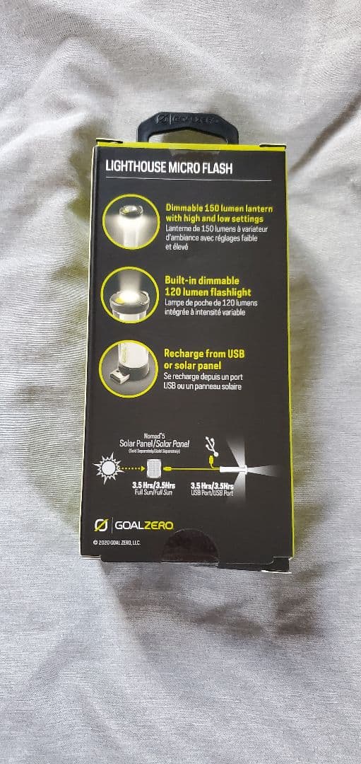 未使用 GOALZERO Lighthouse Micro Flash