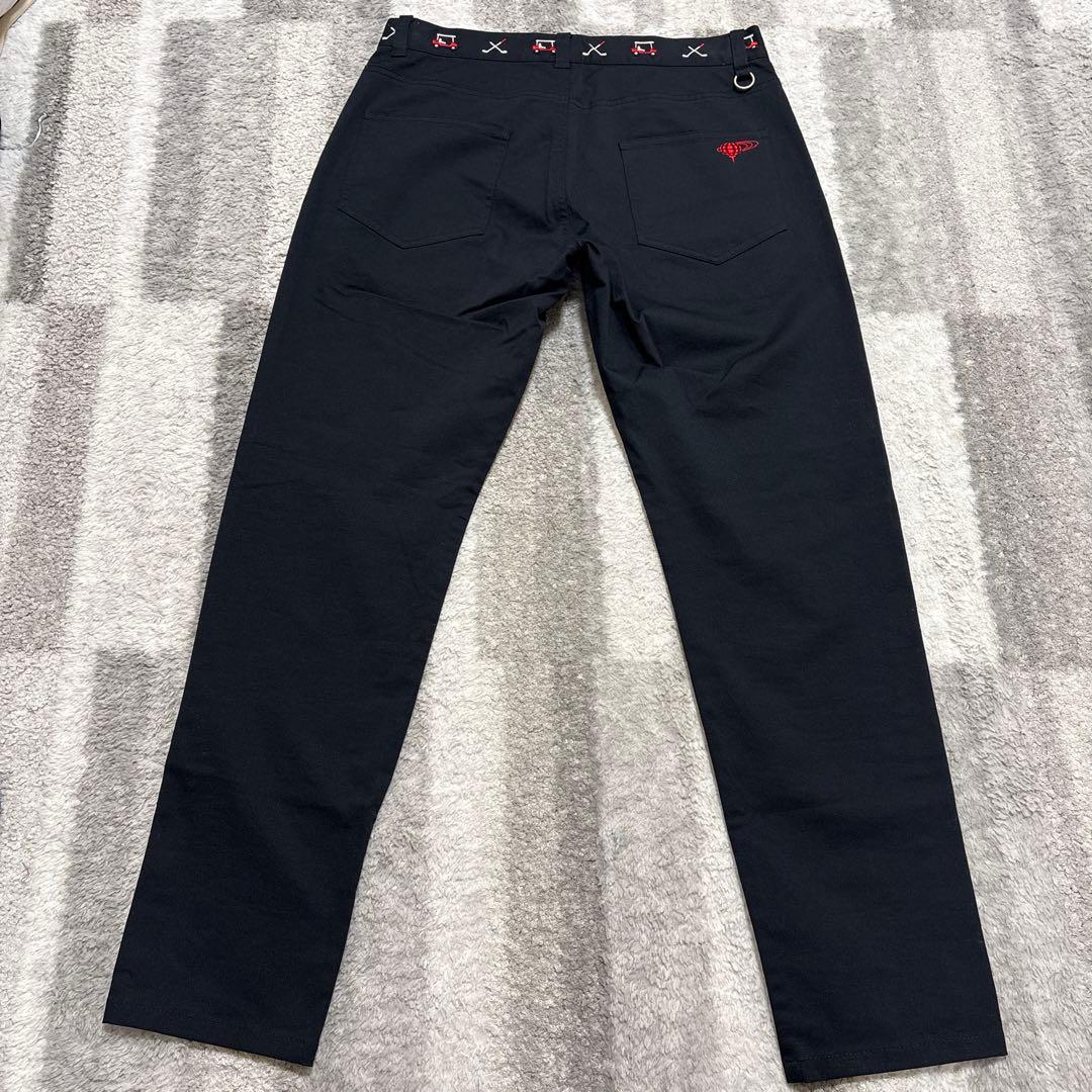 beams golf ビームスゴルフ　ゴルフパンツ　Mレディースゴルフウェア　黒