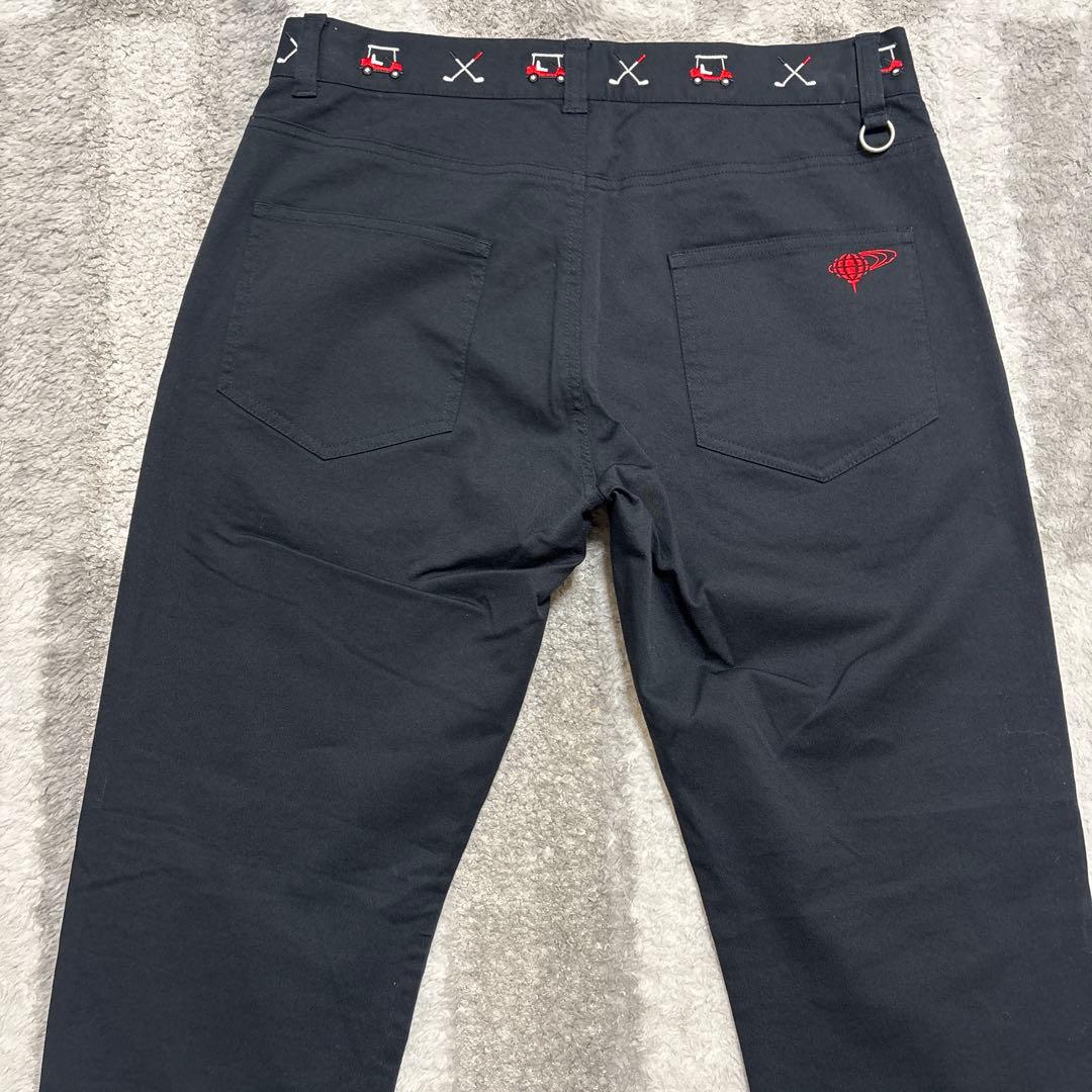 beams golf ビームスゴルフ　ゴルフパンツ　Mレディースゴルフウェア　黒