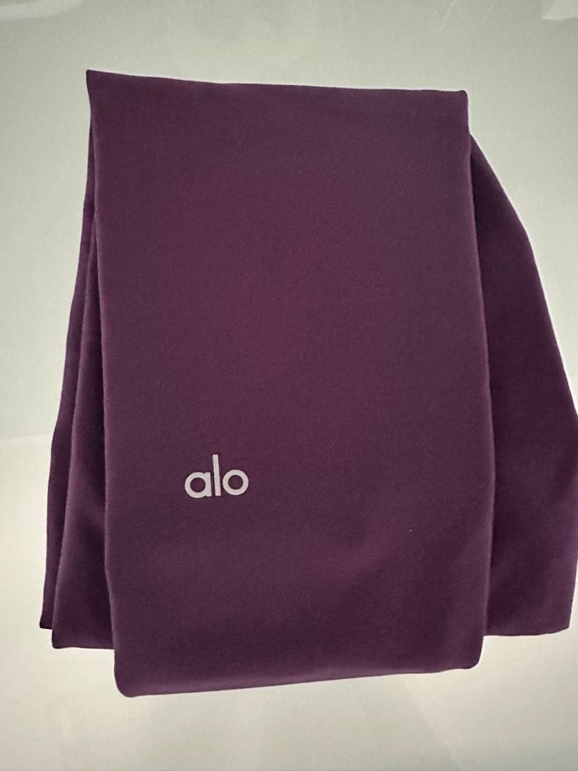 alo パープル ハイウエスト レギンス