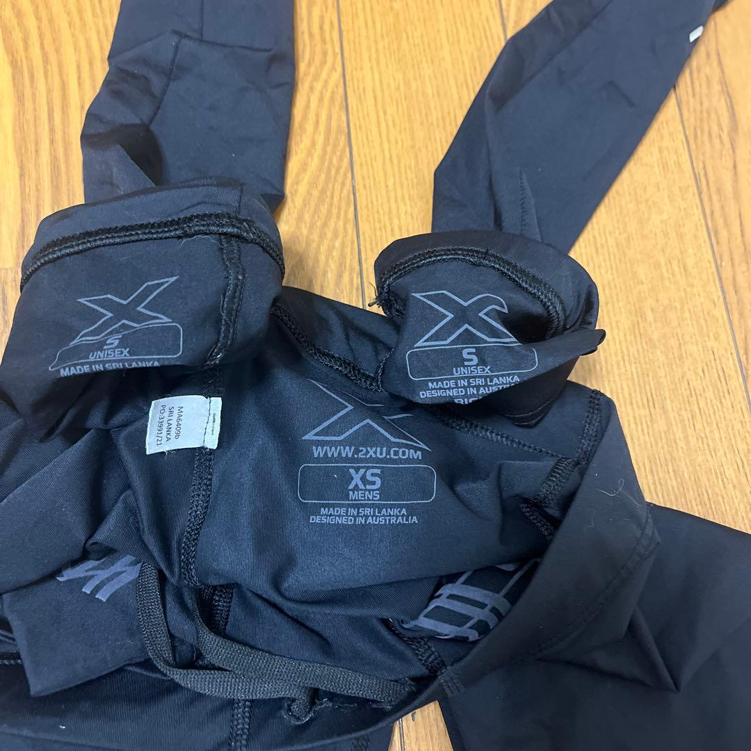 2XU ハーフタイツ　アームスリーブ