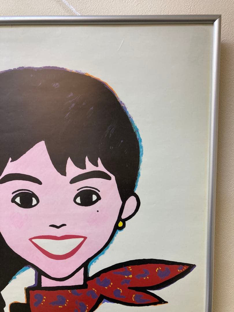 快盗ルビイ 告知ポスター B2 小泉今日子 真田広之 当時物 レトロ 1988年