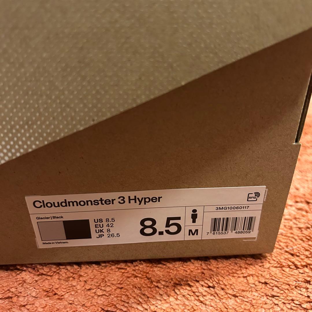 美品 On Cloudmonster3 Hyper サイズ26.5㎝