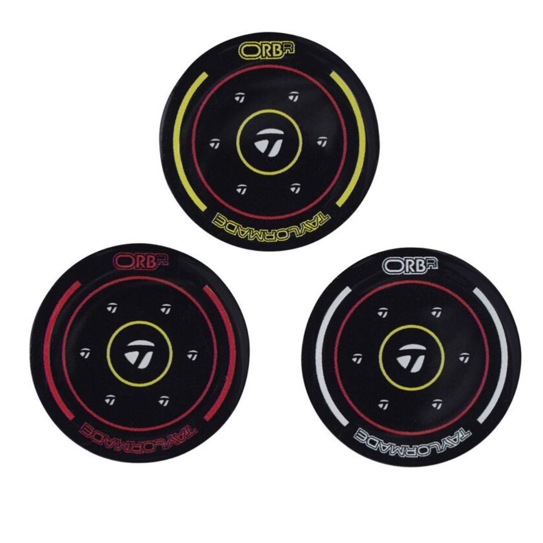 【TaylorMade 】TM25 TM×ORBR ボールマーカー3個セット