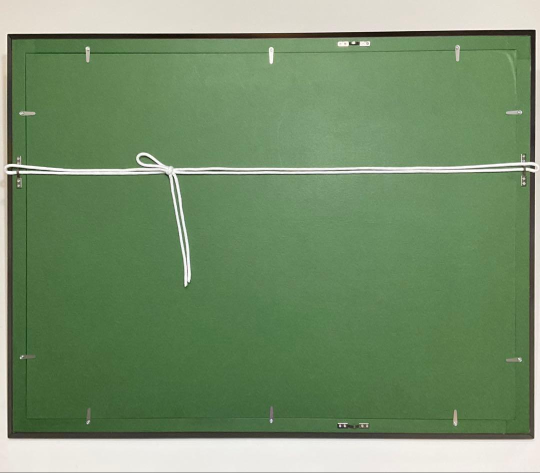絵画・額・織田義郎・アムステルダム・オランダ・銅版画+手彩色・エッチング・美術品
