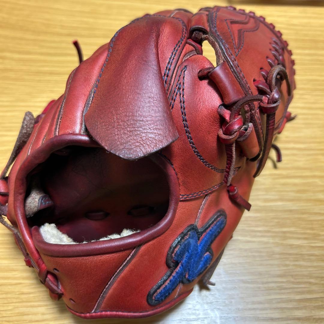 特殊重心グローブ　サンク　がばいレザー　佐賀牛