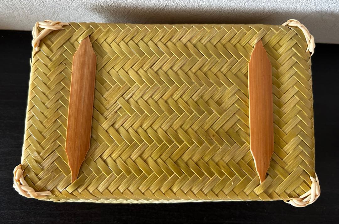 ② 竹籠 カゴ (20㎝) 竹かご 器 竹細工 国産真竹