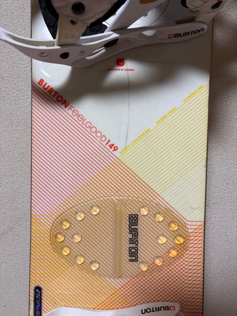 BURTON Feel Good 149cm スノーボード　ビンディング付