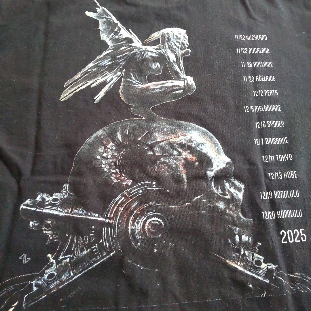 TOOL 2025 JAPAN TOUR tシャツ トゥール ツアーt ブラック