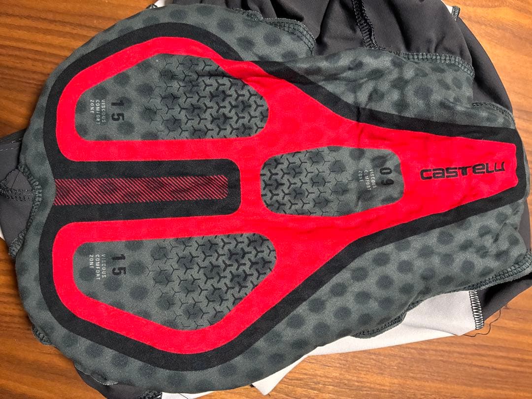 CASTELLI ビブタイツ Lサイズ ブラック
