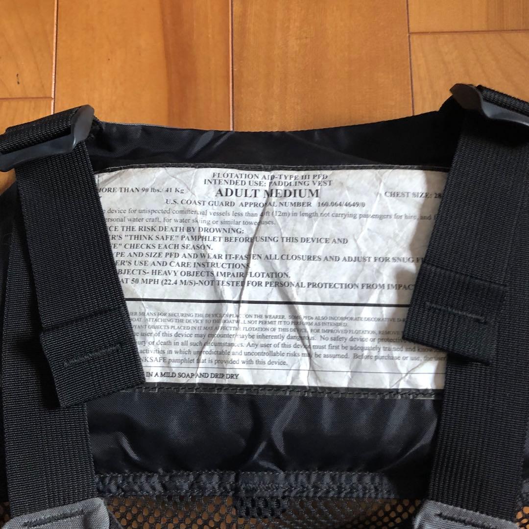 希少 Patagonia ライフジャケット カヌー カヤック グレー M