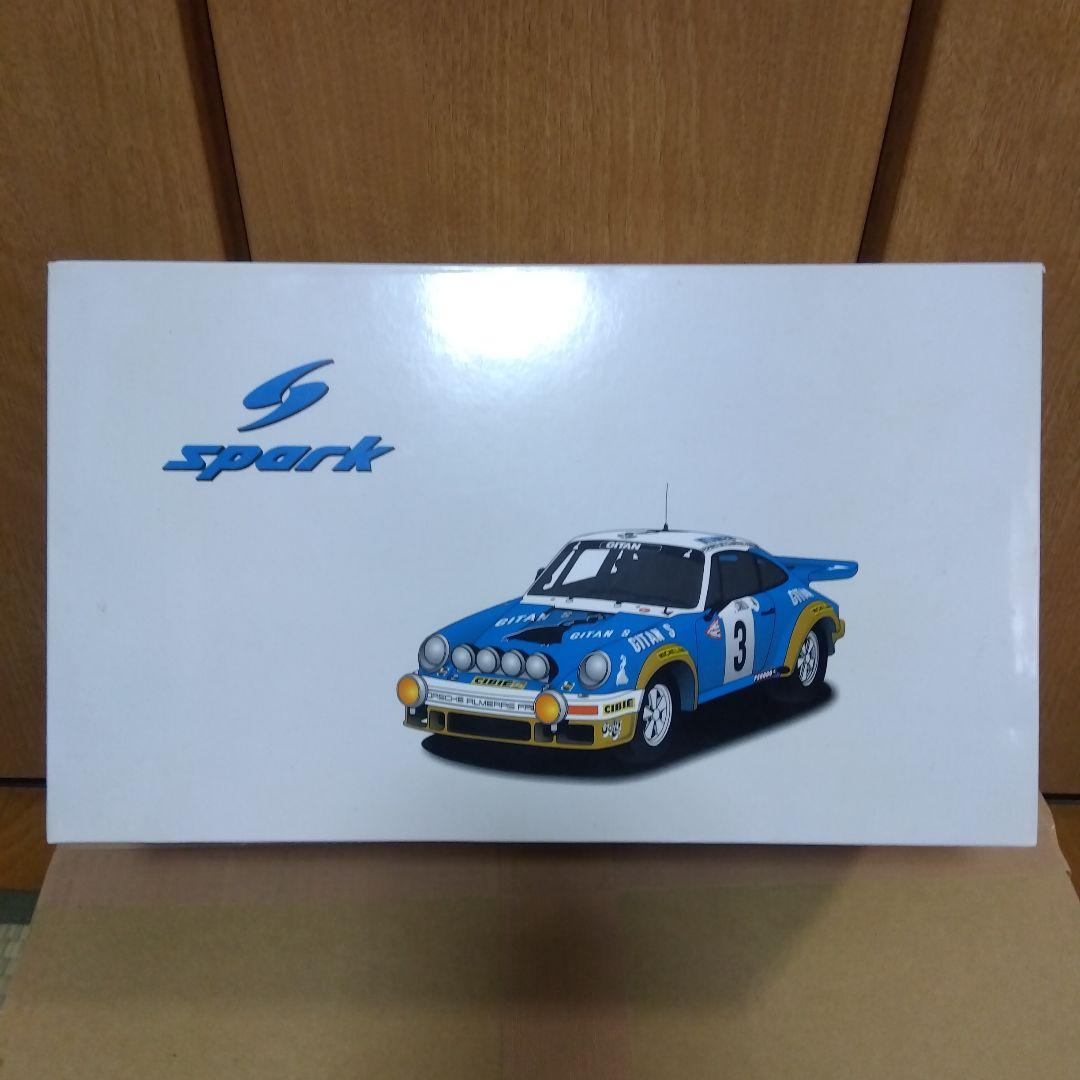 SPARK ポルシェ911 1978ラリーカー 1/18 中古品