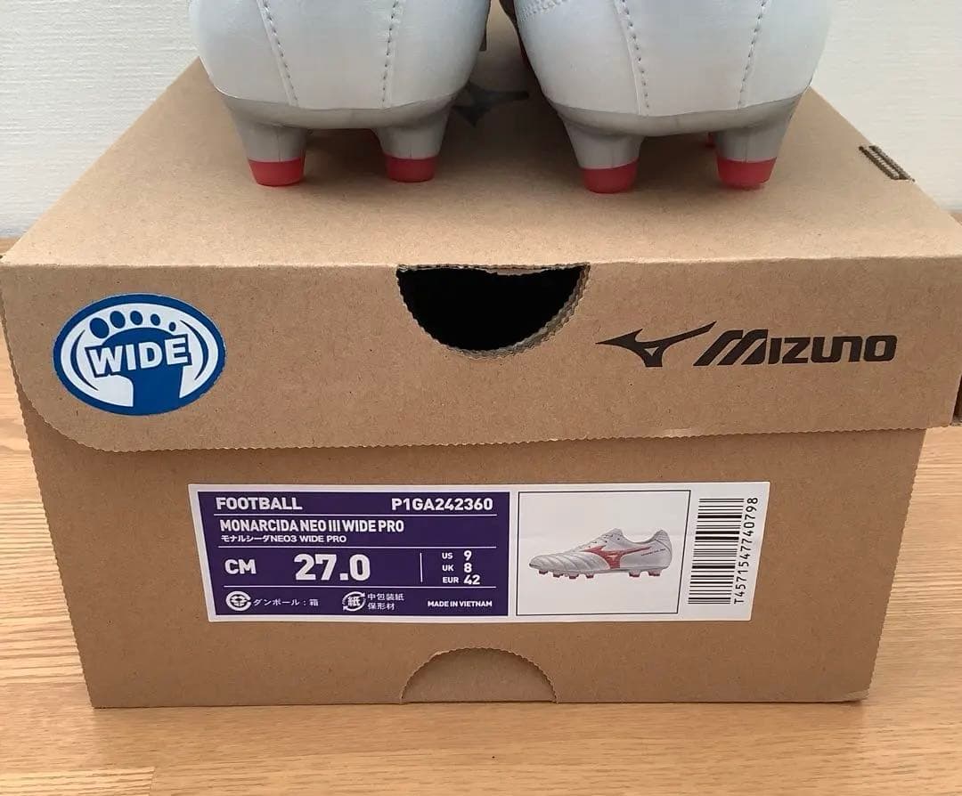 【新品】Mizuno ミズノ モナルシーダ NEO サッカー　スパイク