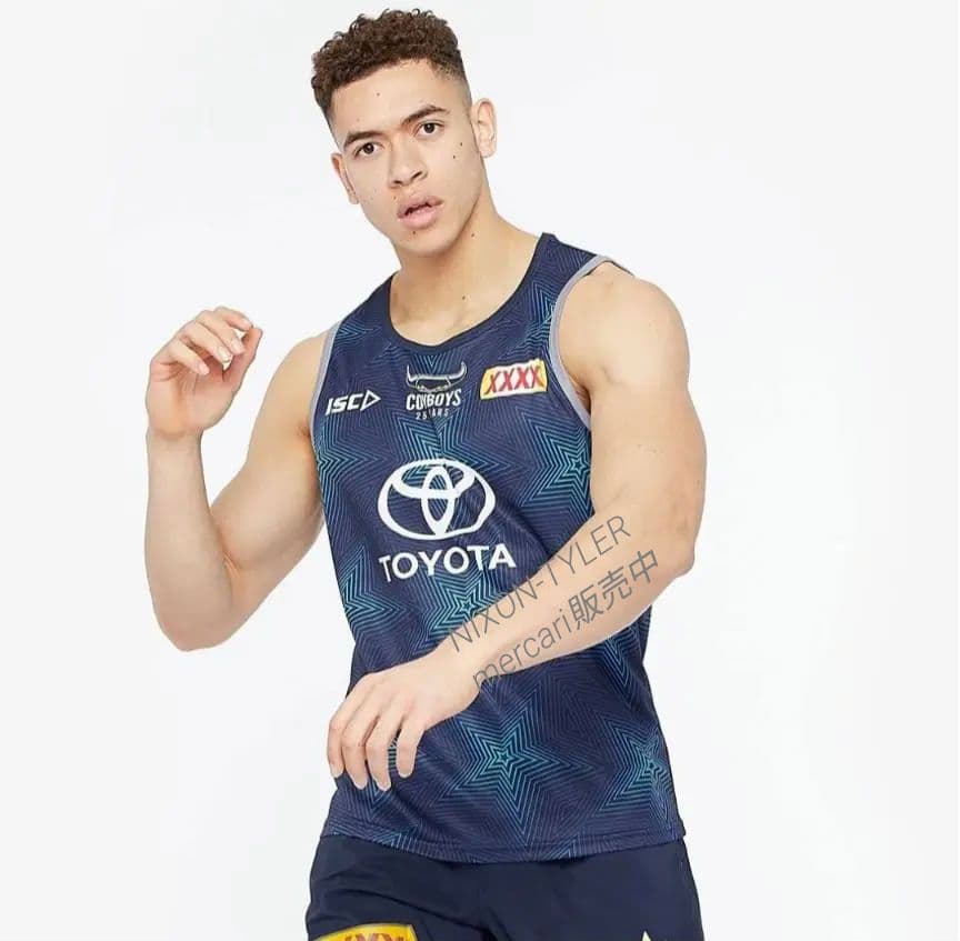 【海外3XLサイズ】NRL ＱＬＤ・トヨタ・カウボーイズ '20 シングレット