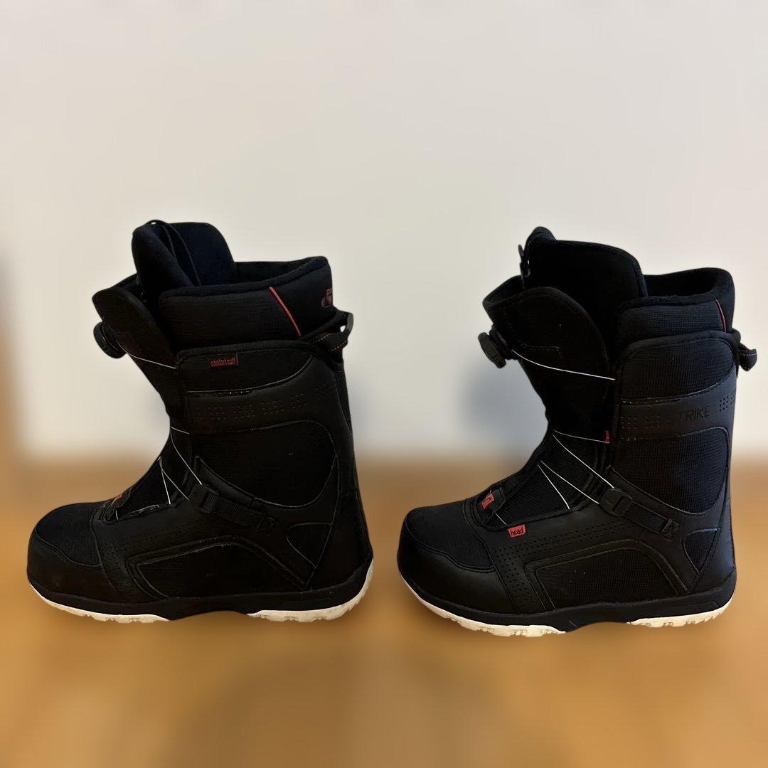 【美品】 head スノーボードブーツ ブラック 男性用