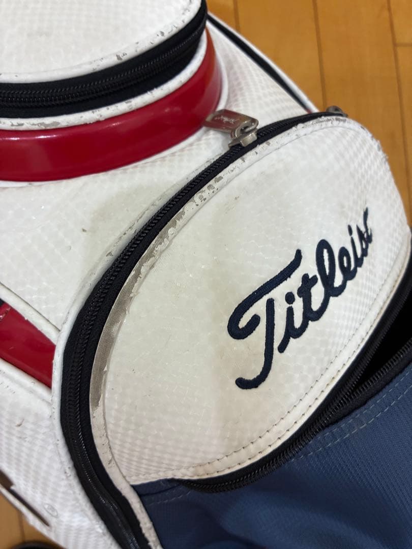 Titleist キャディバッグ ネイビー/ホワイト