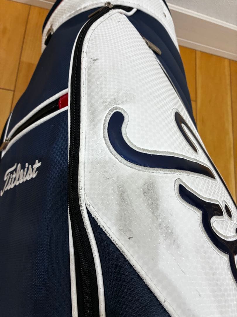 Titleist キャディバッグ ネイビー/ホワイト