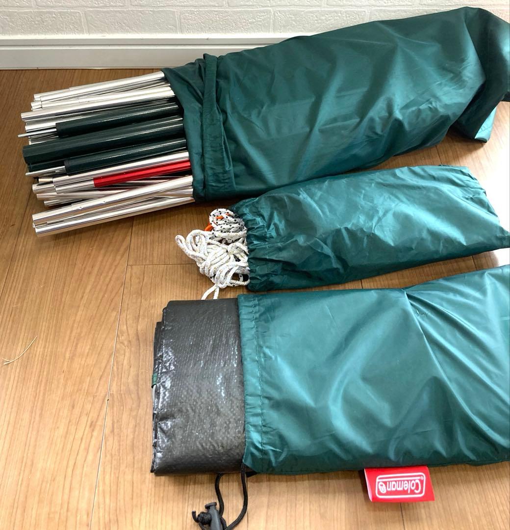 美品 コールマン タフスクリーン2ルームハウス スタートパッケージ　マットセット