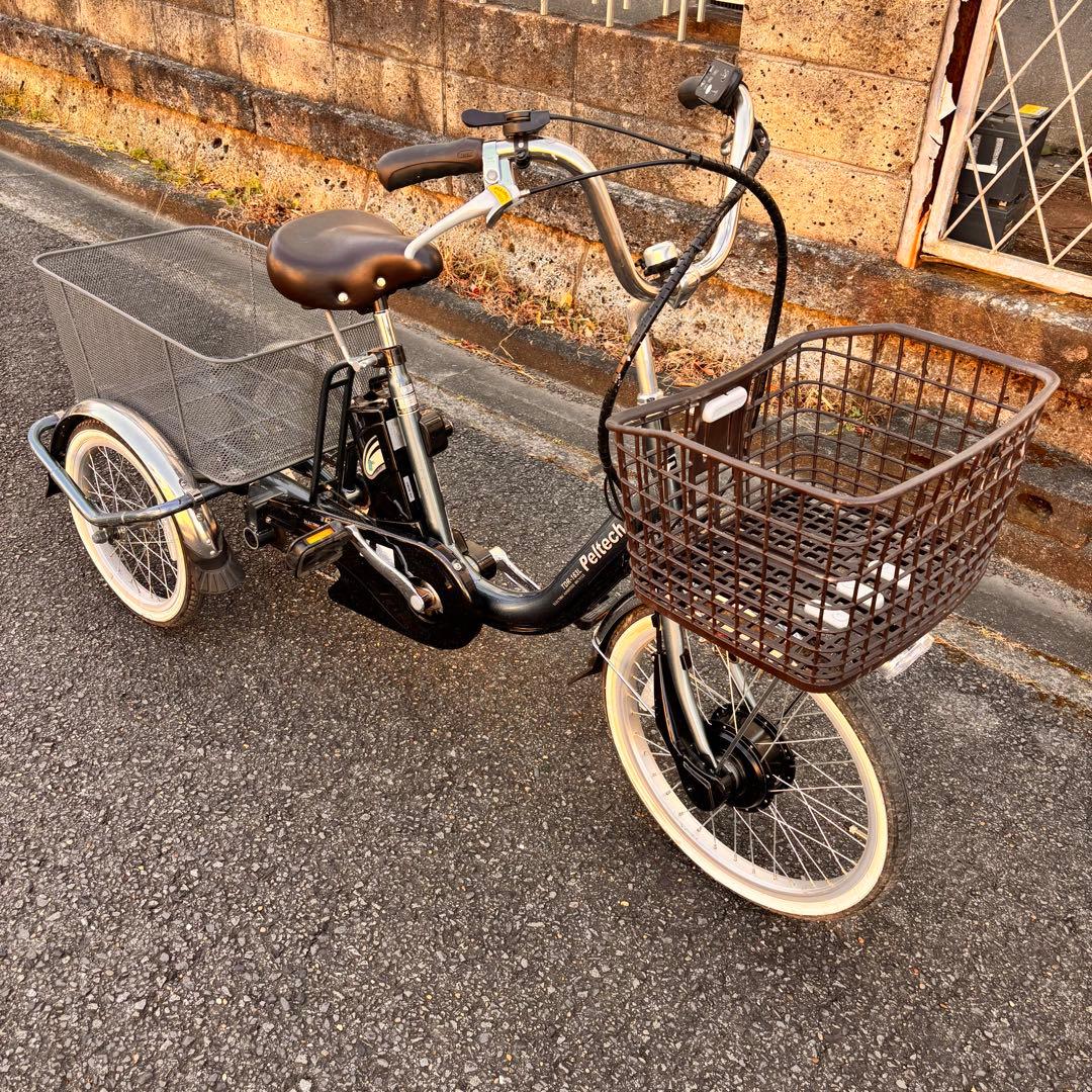 電動アシスト三輪自転車◇PELTECH◇20×16型