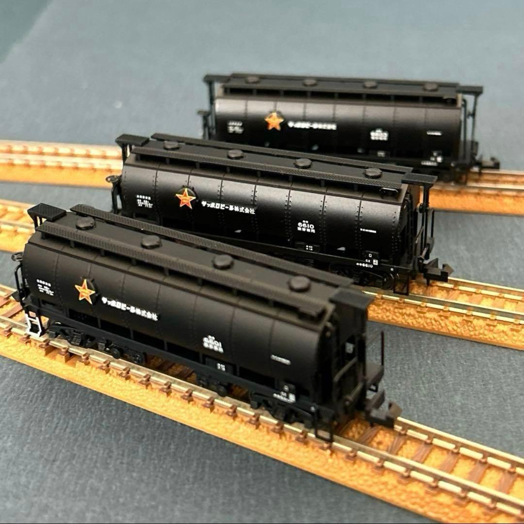 【新品】　マイクロエース　ホキ6600 サッポロビール　3両セット　A6850