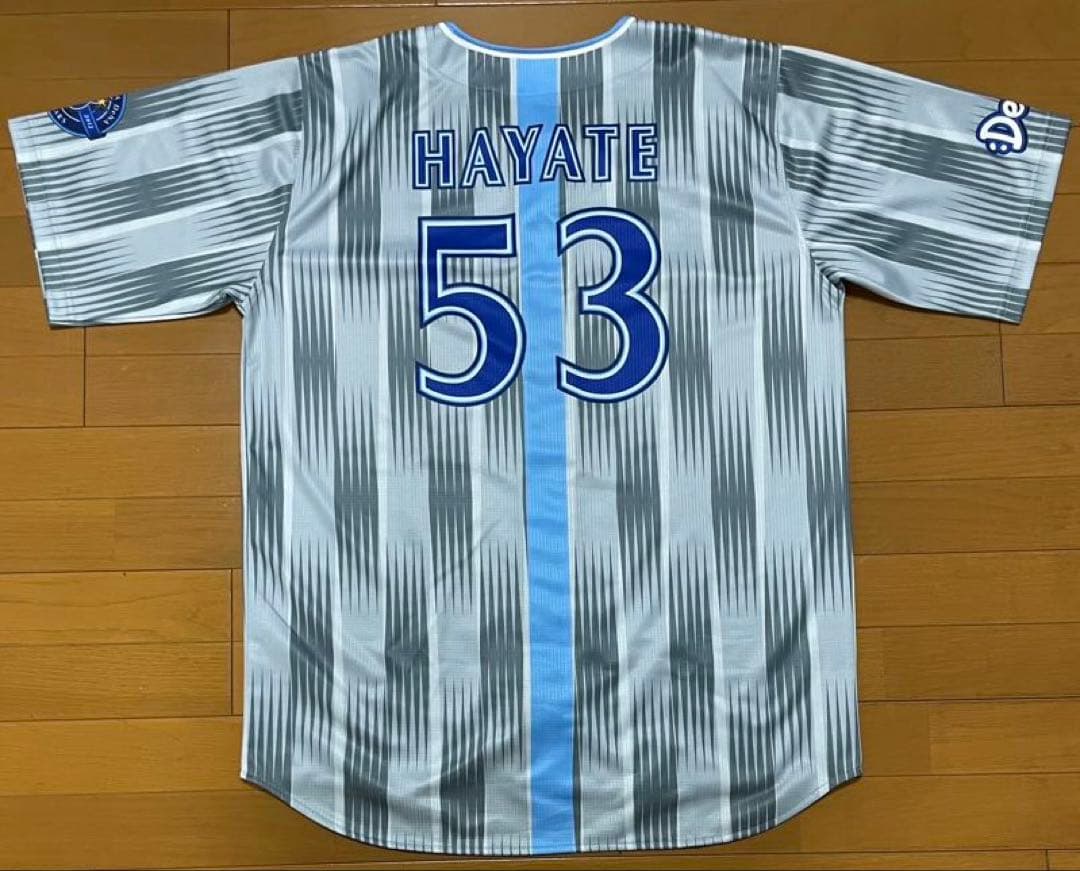 横浜DeNAベイスターズ 53 中川颯 選手 ビジターユニフォーム交流戦2025