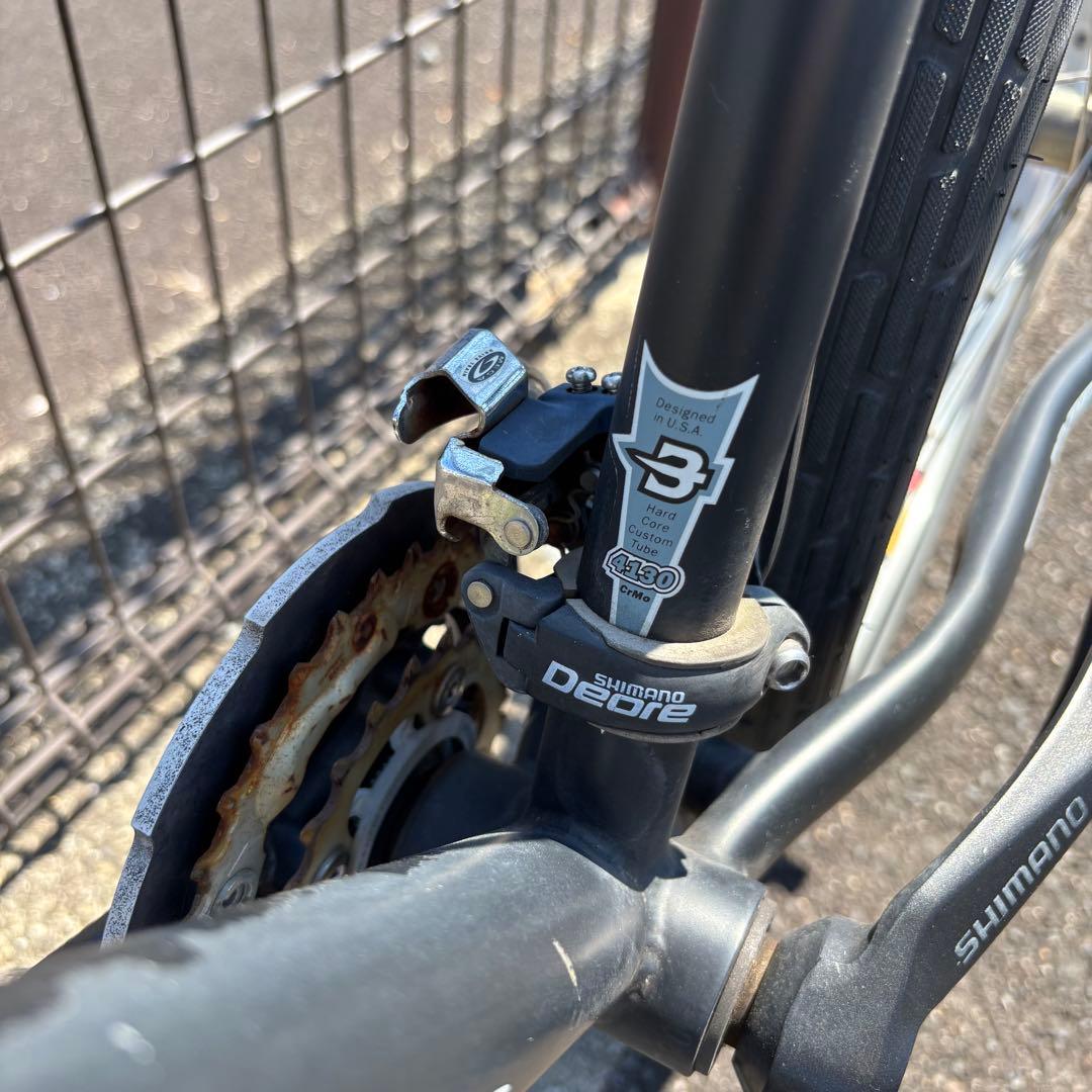 ビンテージ クロモリMTB ブレイブマシーンeleven XT ROCKSHOX