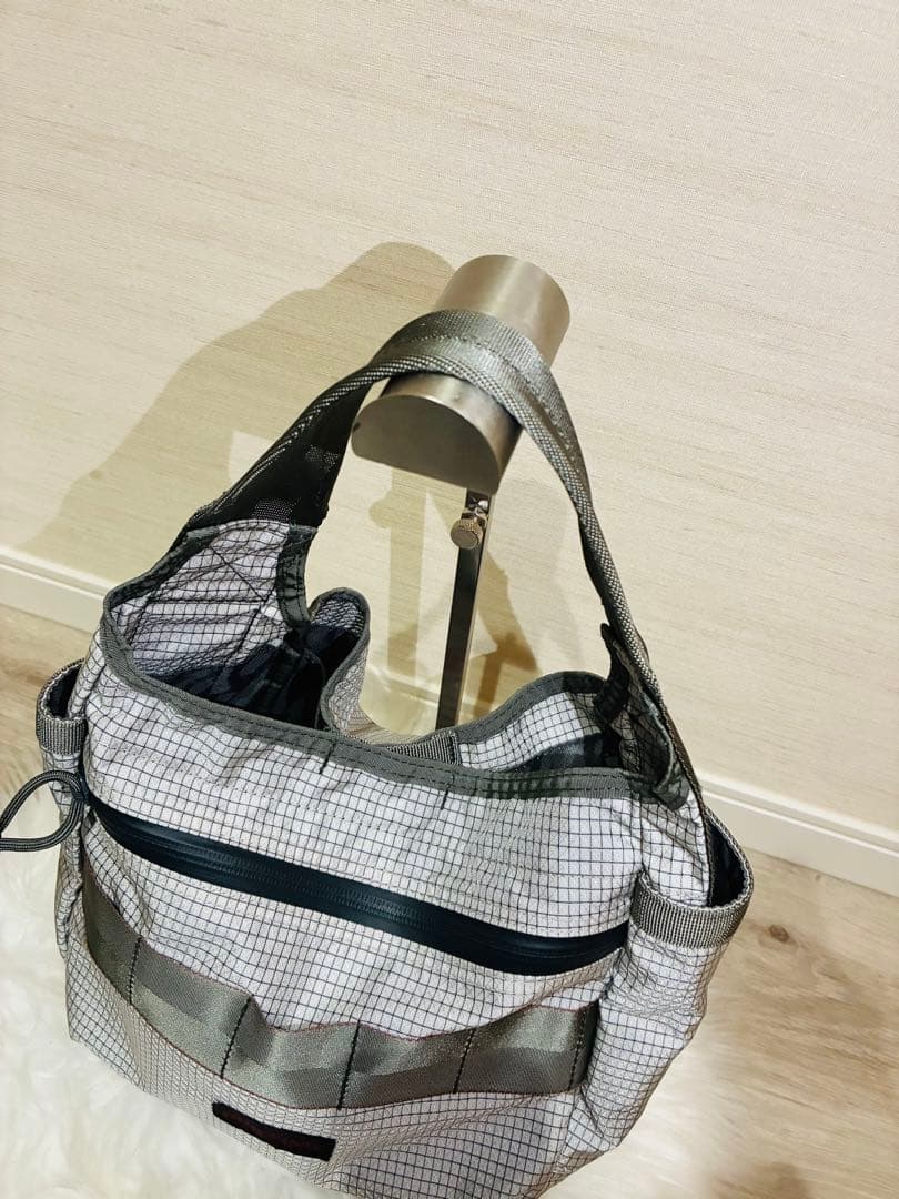 新品未使用　BRIEFING GOLF カートバッグ リップストップ グレー