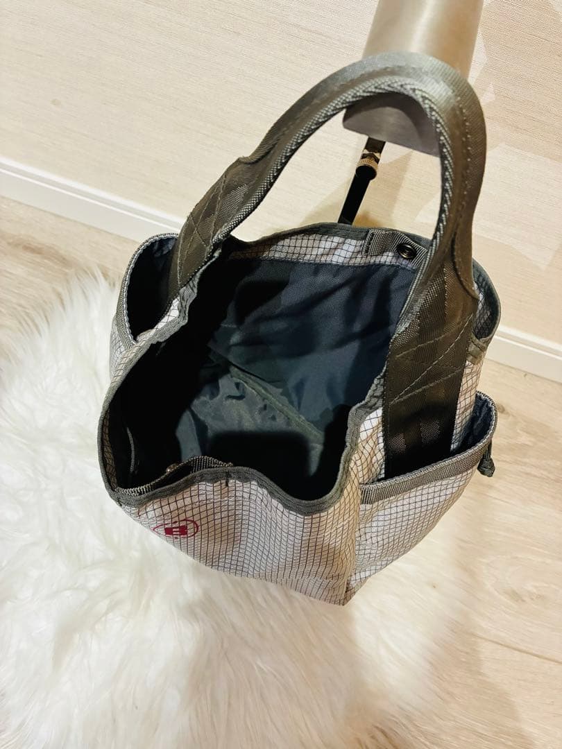 新品未使用　BRIEFING GOLF カートバッグ リップストップ グレー