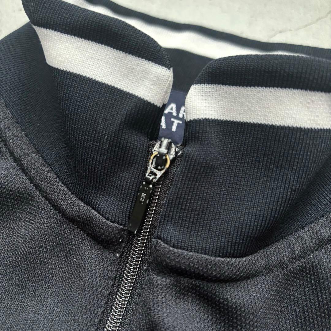 PEARLEY GATES パーリーゲイツ 半袖ハーフジップシャツ 両脇メッシュ