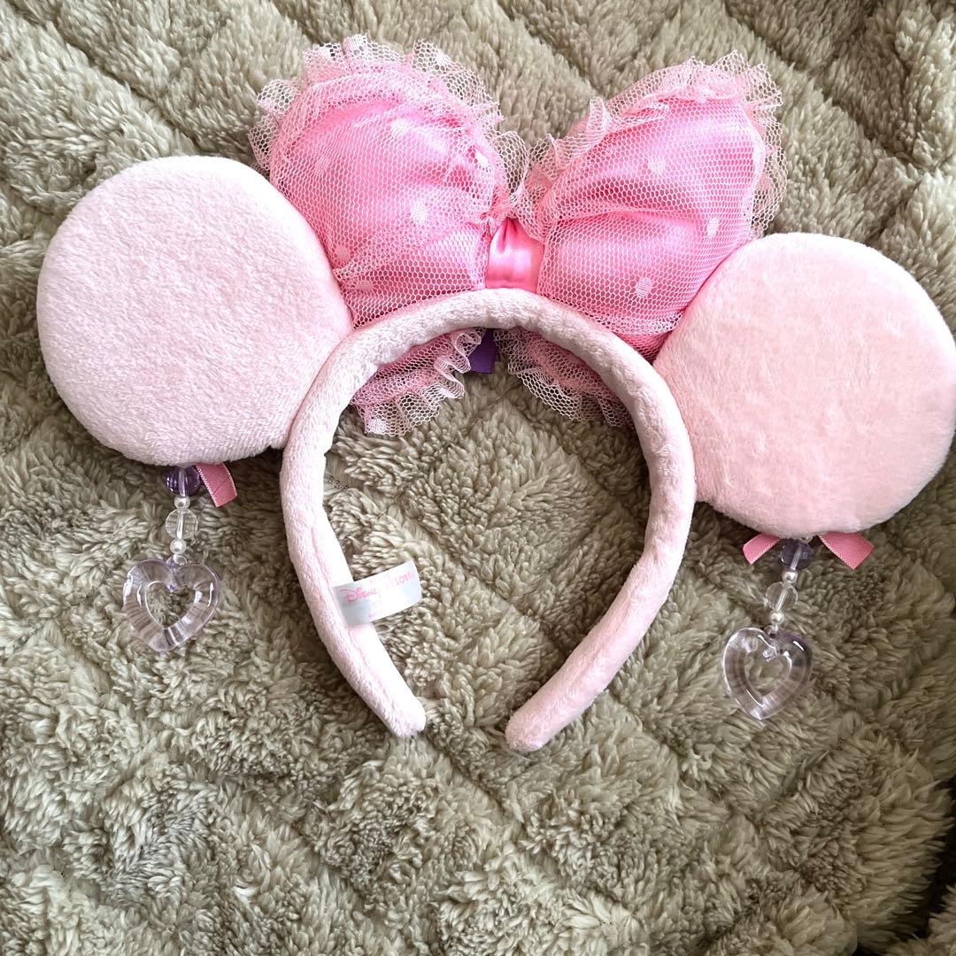 ディズニー ミニー イヤリングカチューシャ ピンク