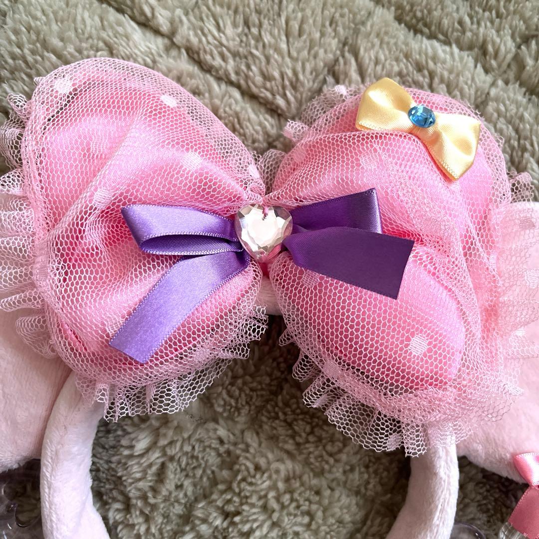 ディズニー ミニー イヤリングカチューシャ ピンク