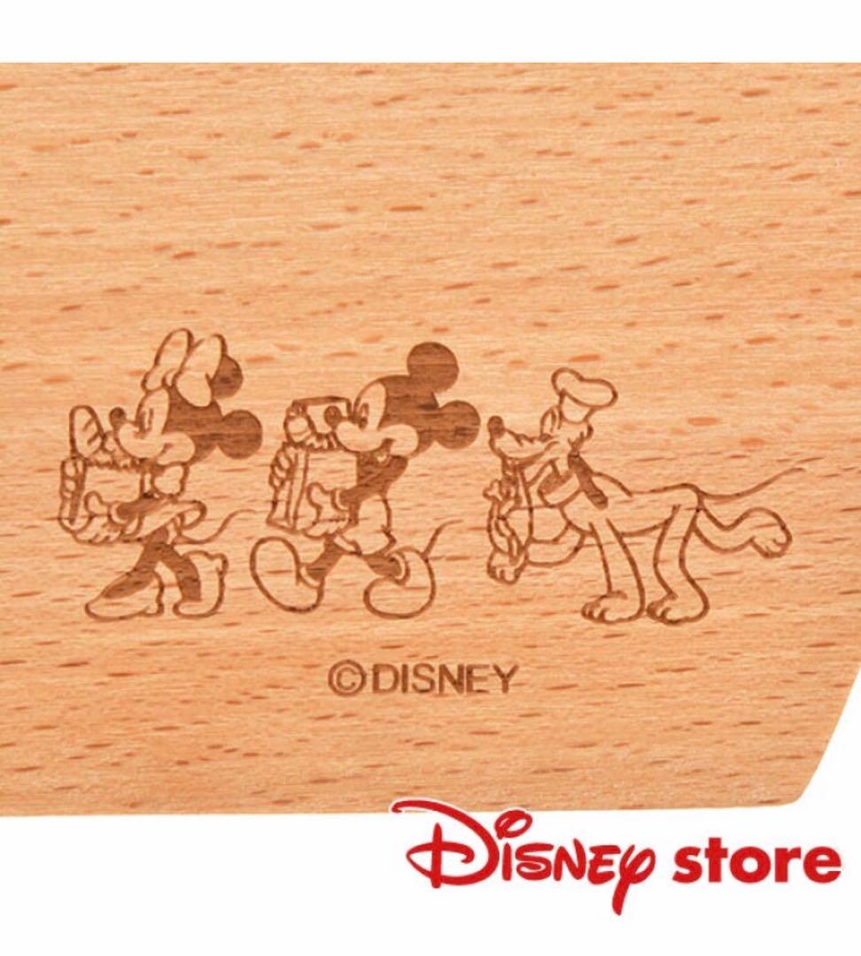 Disney ミッキー＆フレンズ　エプロン＆グラス＆ウッドプレート