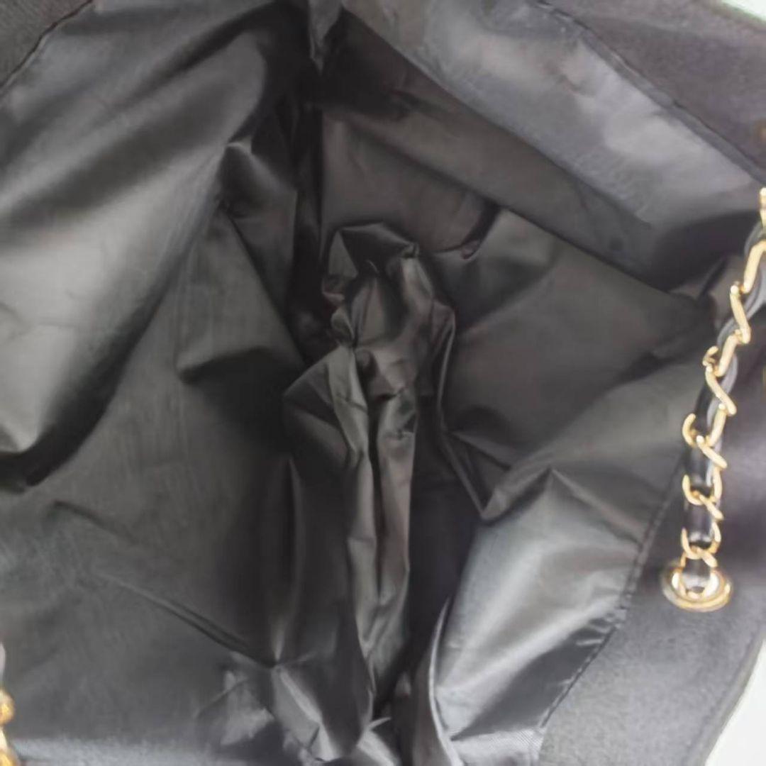 CHANEL ノベルティトートバッグ キャンバス ブラックc1s