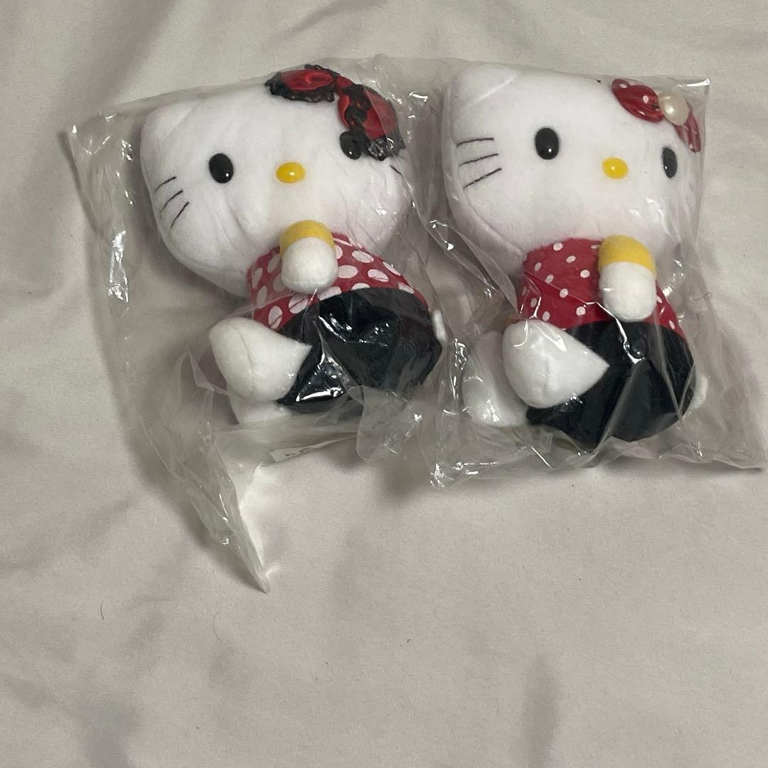 【未開封】2006年 ハローキティ ぬいぐるみ 15体セット レトロ 当時物