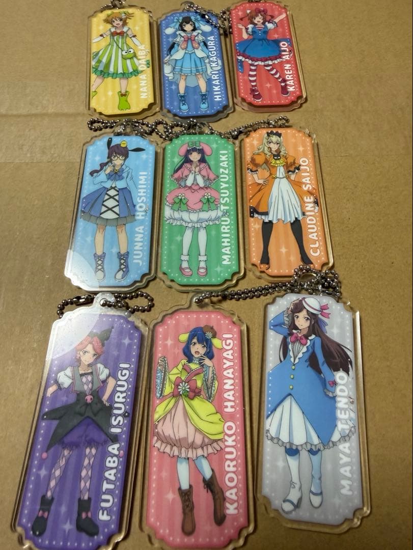 少女☆歌劇 レヴュースタァライト サンリオコラボ アクリルキーホルダー 全種