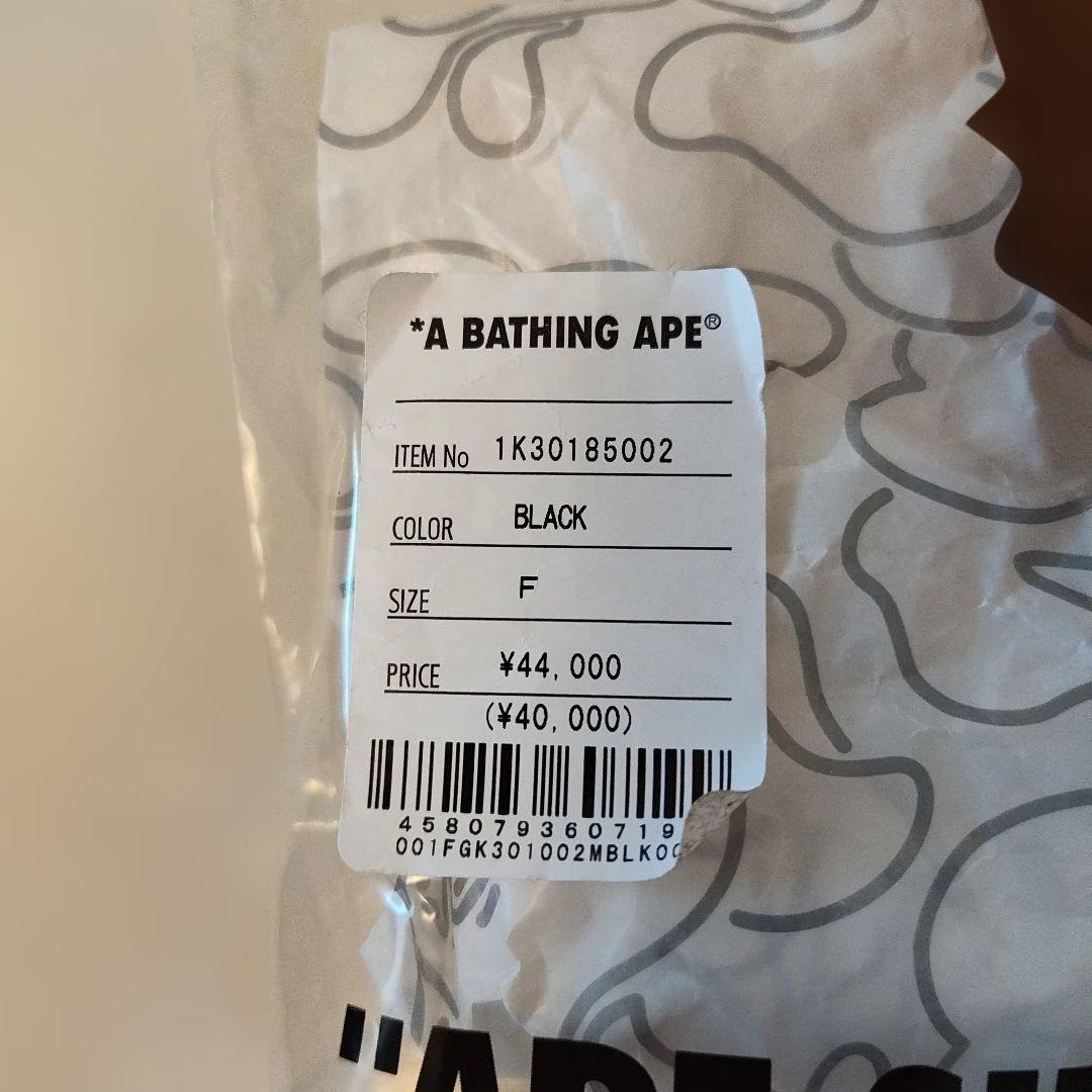 A BATHING APE ブラックフィギュア F レザーベア