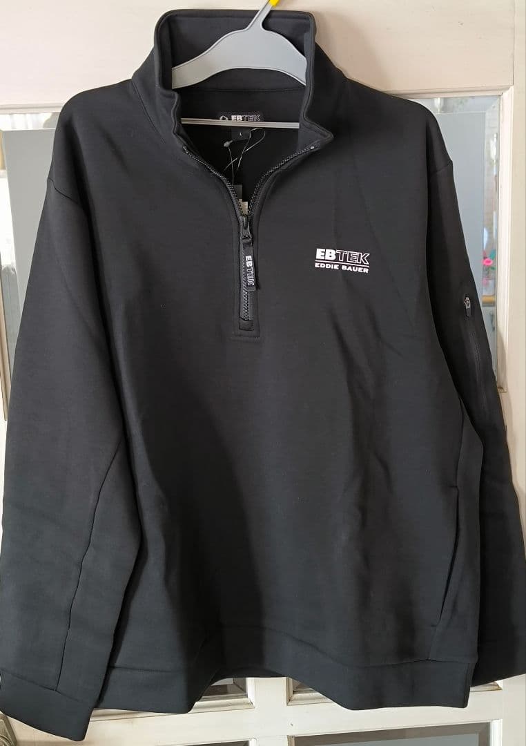 新品エディ・バウワーポロシャツ Lサイズ Black(ユニクロならXＬサイズ位)