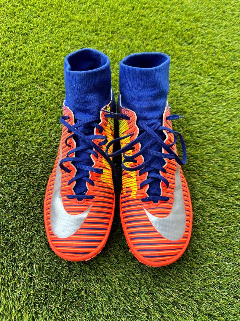 ナイキ マーキュリアル X ビクトリー VI DF TF（ネイビー×オレンジ）