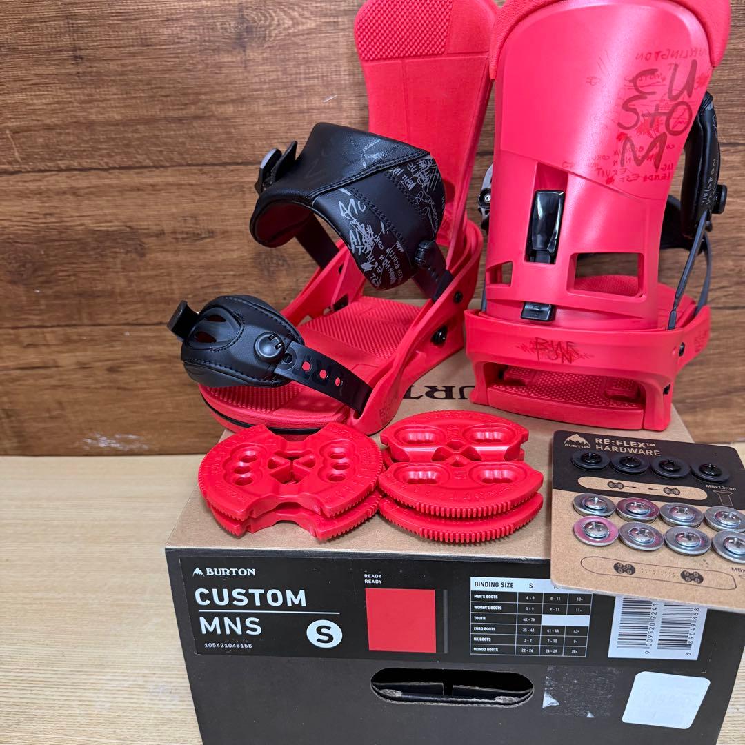 未使用　外箱付き　BURTON バートン CUSTOM カスタム　バインディング