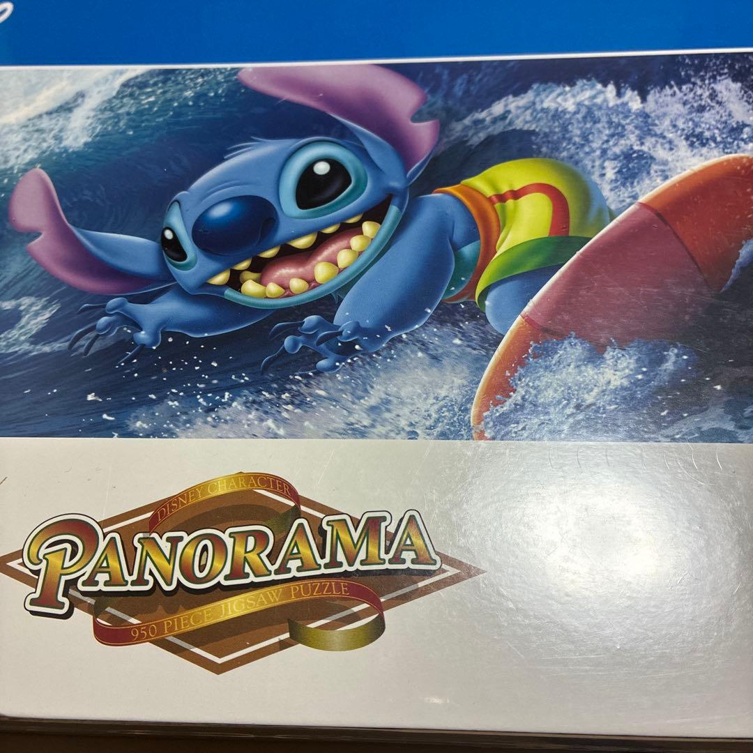 ジグソーパズル　スティッチ　ビッグウェイブ！　ディズニー　パノラマ　新品　未開封
