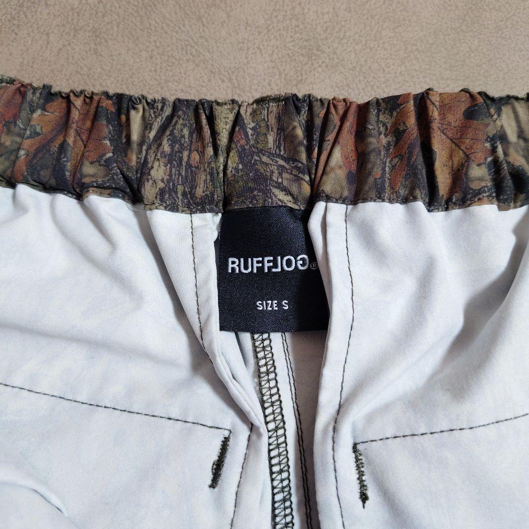 S ラフロッグ RUFFLOG ゴルフ スカート パンツ ティーツリー カモフラ