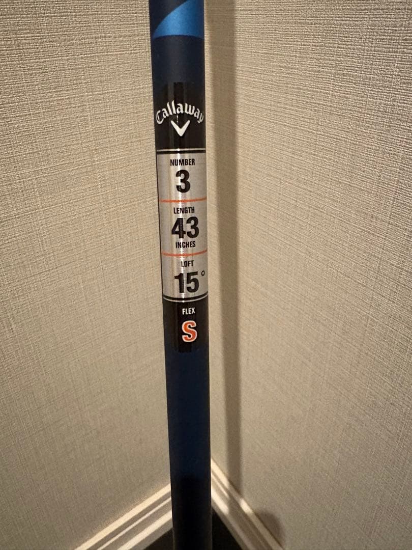 Callaway PARADYM 3w Sシャフト ヘッドカバー付