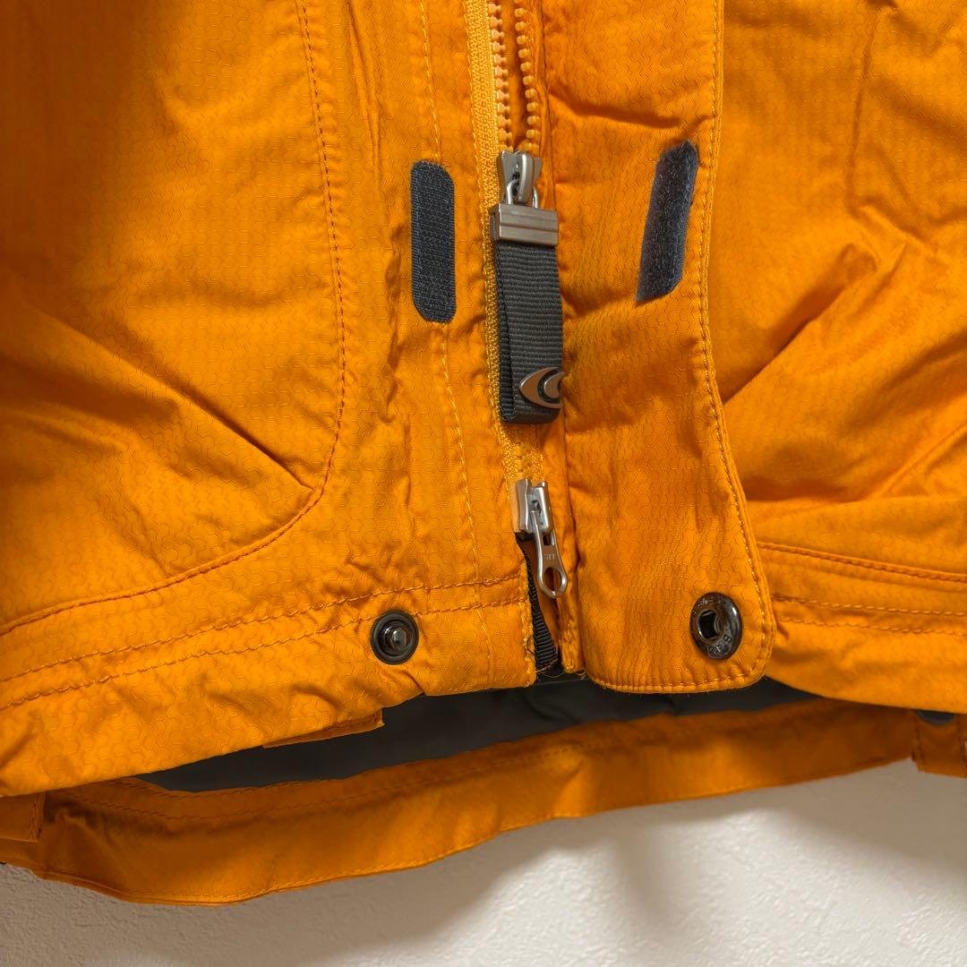 【SALOMONサロモン】ナイロンスキージャケット　オレンジ　旧ロゴ　M～L