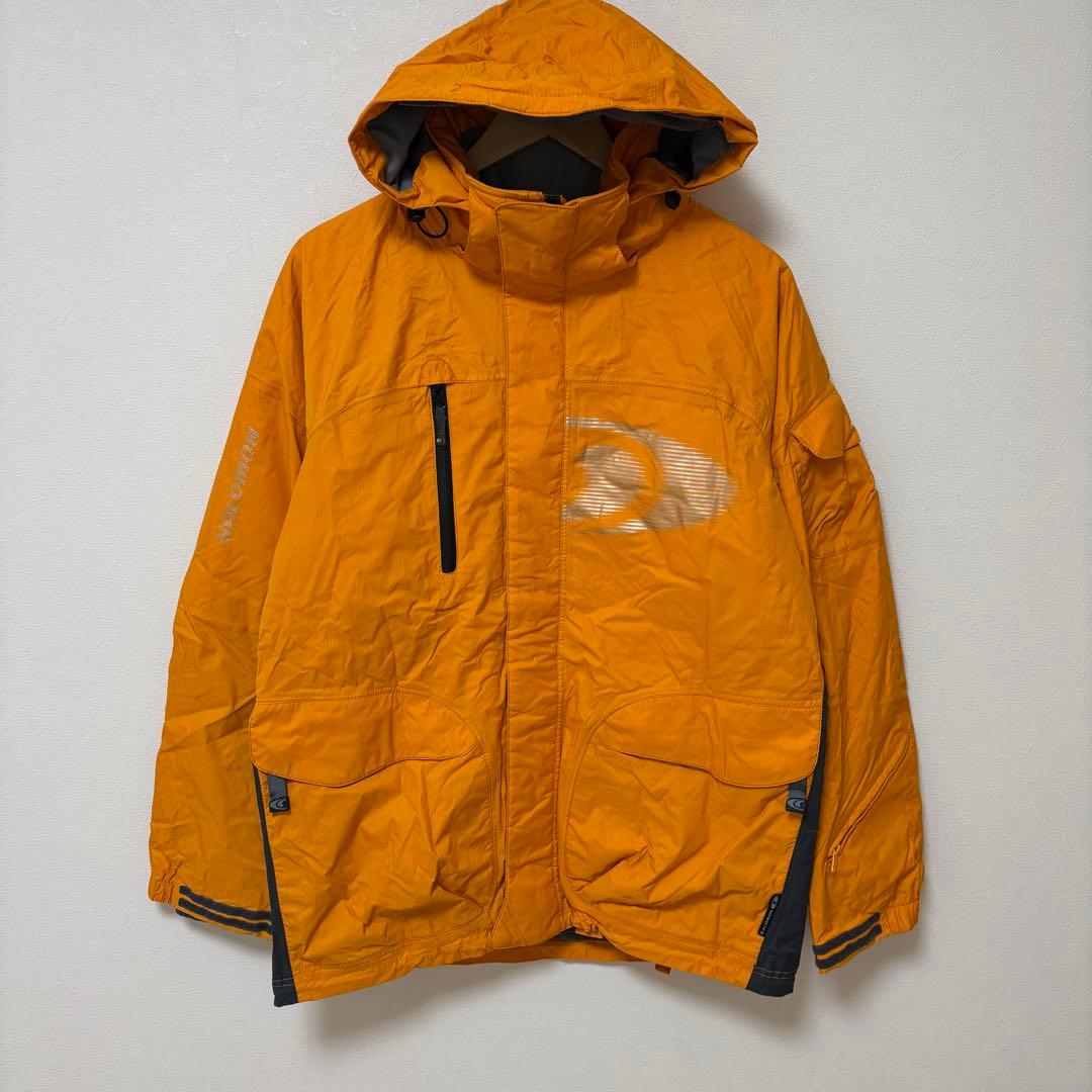 【SALOMONサロモン】ナイロンスキージャケット　オレンジ　旧ロゴ　M～L