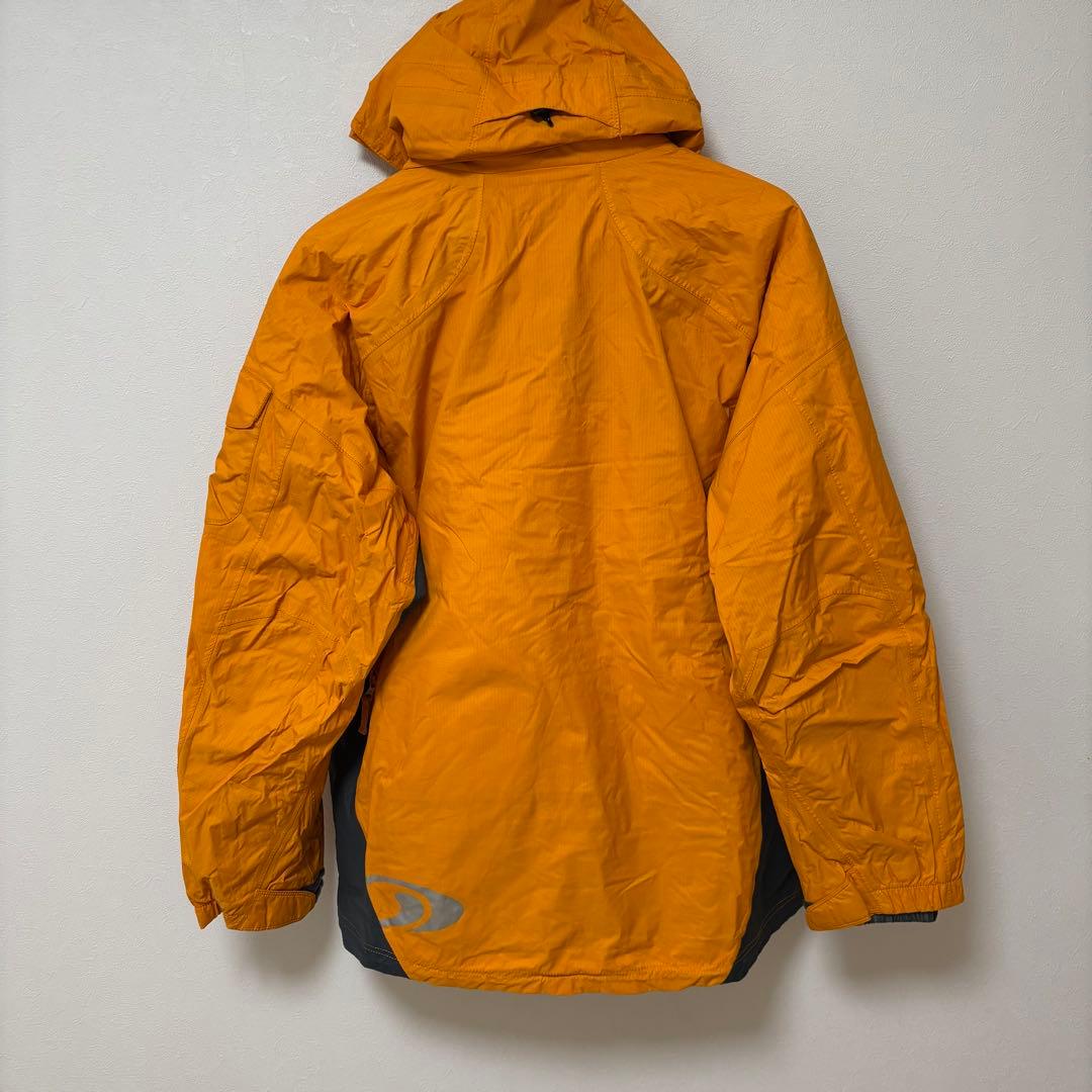 【SALOMONサロモン】ナイロンスキージャケット　オレンジ　旧ロゴ　M～L